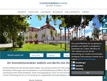 Tablet Screenshot of die-immobilien-makler.de